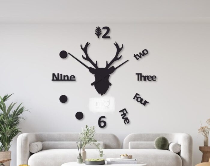 Deer Digit DIY clock