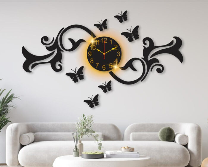 classy bell  with light DIY clock